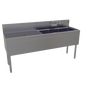 Glastender TSA-66R-S 66" Underbar Sink