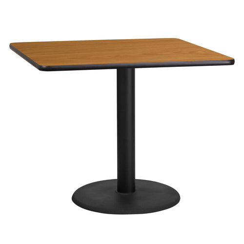 Flash Furniture XU-NATTB-3636-TR24-GG Dining Table