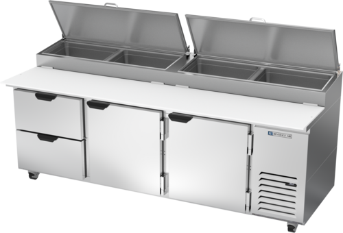 Beverage-Air DPD93HC-2 93" 2 Doors Pizza Prep Table