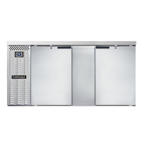 Continental Refrigerator BB69SNSS 69" Solid Door Back Bar Cooler