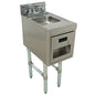 Advance Tabco SC-15-TS-X 15" Underbar Sink