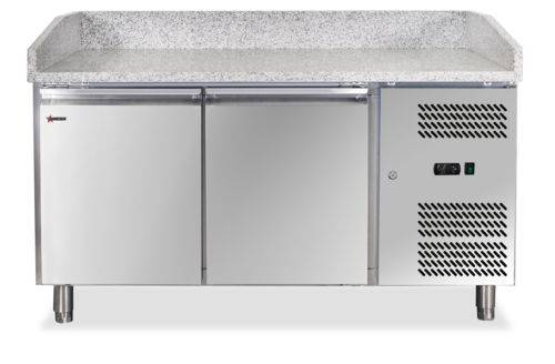 Omcan 39592 59 3/8" 2 Doors Pizza Prep Table