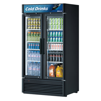 Turbo Air TGM-35SD-N 39 1/2" 2 Section Refrigerated Merchandiser