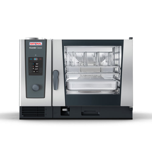 RATIONAL ICC 6-FULL NG 208/240V 1 PH (LM200CG) 42 1/4" Gas Combi Oven