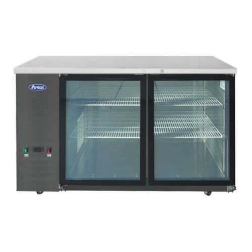Atosa SBB59GGRAUS2 57 3/4" Glass Door Back Bar Cooler