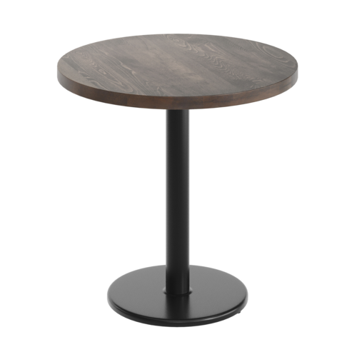Flash Furniture GSF-RD30-DKBRN-TR18-GG 30" Table Top