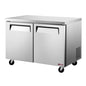 Turbo Air EUF-48-N-V 48 1/4" Solid Door Undercounter Freezer