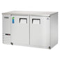 Everest EBB59-SS 57 3/4" Solid Door Back Bar Cooler