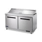 Arctic Air AMT60R 61 1/4" 2 Doors 24 Pan Mega Top Sandwich / Salad Prep Table