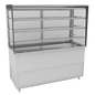 RPI VICD4-34-R-SQ-SC-FD 57 1/8" Refrigerated Display Case