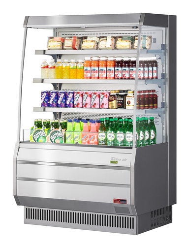Turbo Air TOM-40MS-N 39 1/8" Open Air Merchandiser