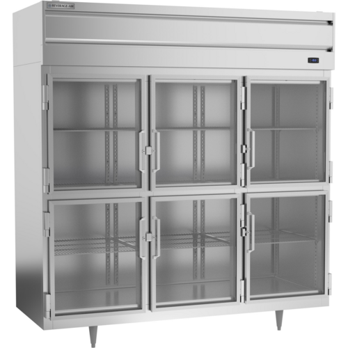 Beverage-Air PF3HC-1BHG 77 3/4" 3 Section Glass Door Reach-In Freezer
