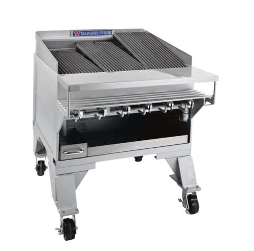 Bakers Pride CH-6 33 3/8" Gas Floor Charbroiler