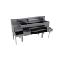 Glastender ALL-66B-CP10 66" Underbar Ice Bin / Cocktail Station