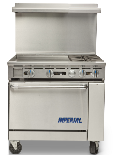 Imperial IR-2-G24 36" 2 Burner Gas Restaurant Range