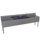 Glastender FSA-96-S 96" Underbar Sink