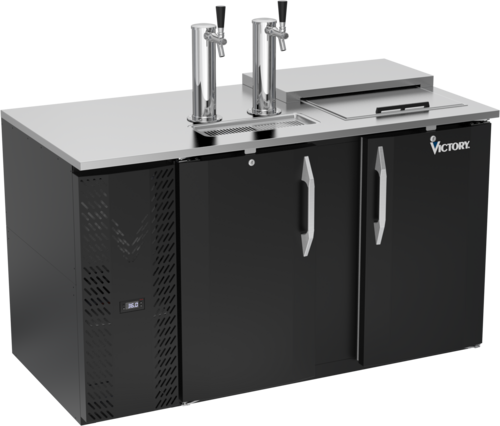 Victory VDD58HC-C-B 59" Draft Beer Cooler