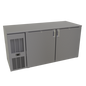 Glastender C1FL60 60" Solid Door Back Bar Cooler