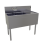 Glastender DSA-36L-S 36" Underbar Sink
