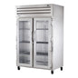 True STR2R-2G-HC 52 5/8" 2 Section Glass Door Reach-In Refrigerator