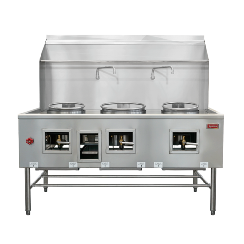 Omcan 48409 67 1/4" Gas Wok Range