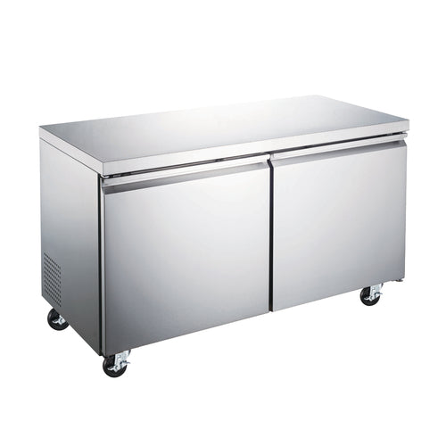 Omcan 50055 47 1/4" Solid Door Undercounter Freezer