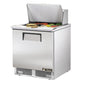 True TFP-32-12M-HC 32 1/8" 1 Door 12 Pan Mega Top Sandwich / Salad Prep Table