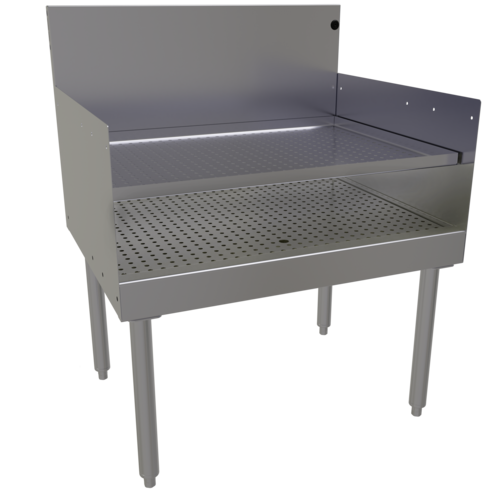 Glastender RDBB-30 30" Underbar Drainboard