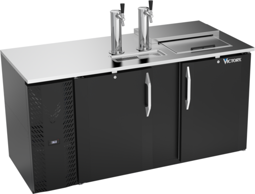 Victory VDD68HC-C-B 68" Draft Beer Cooler