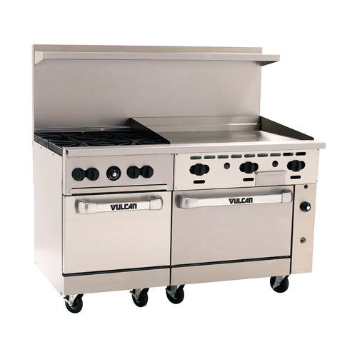 Vulcan 60SS-4B36G 60" 4 Burner Gas Restaurant Range