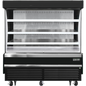 Everest EOMV-72-B-28-S 73 1/4" Open Air Merchandiser