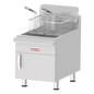 Omcan 43088 17" 30 lb Gas Countertop Fryer