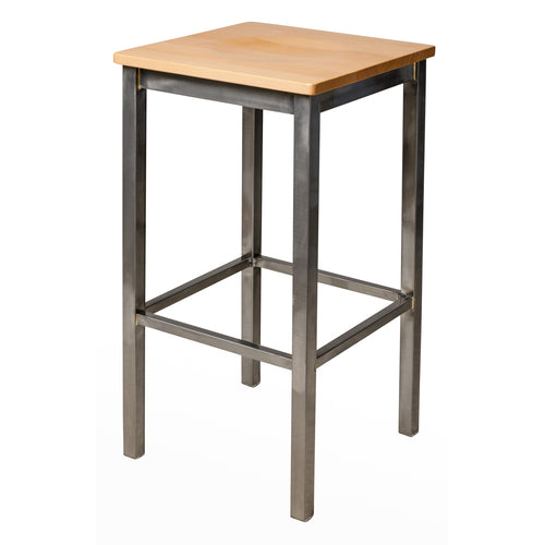 BFM Seating 2510B-CL W 16 1/2" Barstool