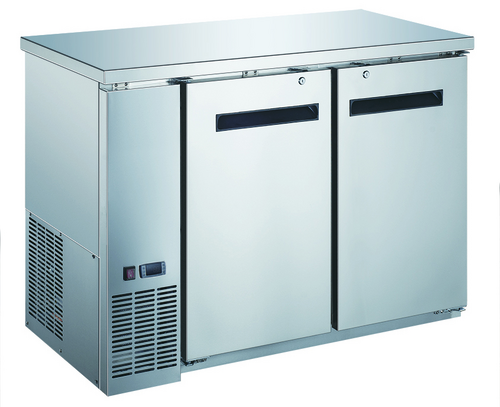 Entree EBB49-24SX 48 7/8" Solid Door Back Bar Cooler