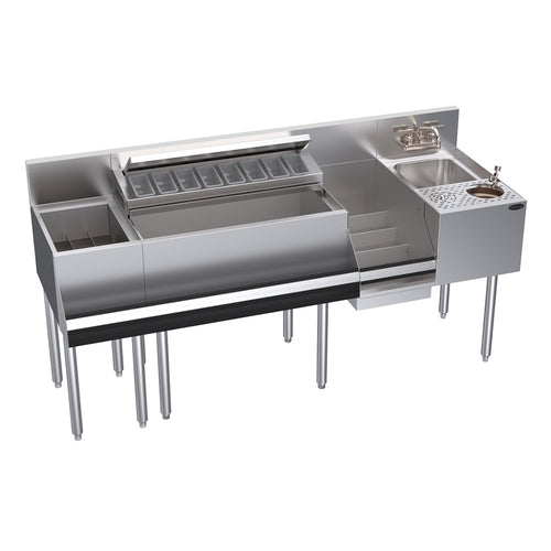 Krowne KR24-MX68A 68" Underbar Ice Bin / Cocktail Station