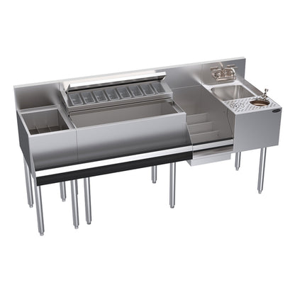Krowne KR24-MX68A 68" Underbar Ice Bin / Cocktail Station