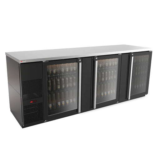 Micro Matic MBB94G-E 95 1/2" Glass Door Back Bar Cooler