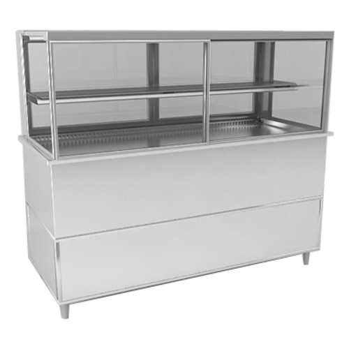 RPI VICD4-20-R-SQ-SC-SD 57 1/8" Refrigerated Display Case