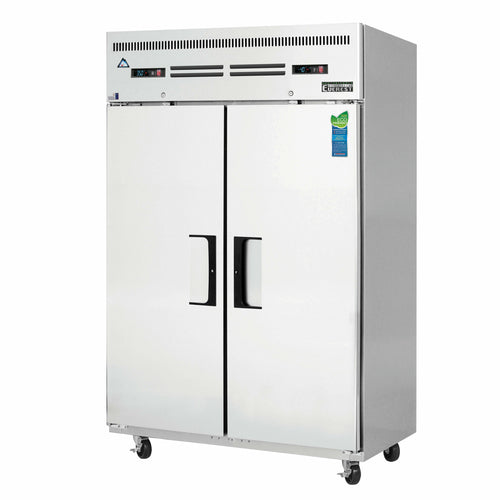 Everest ESRF2A 49 5/8" 2 Section Solid Door Reach-In Refrigerator Freezer