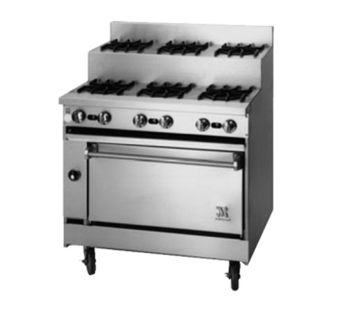 Jade Range JBRE-3-3-36 36" Gas Restaurant Range