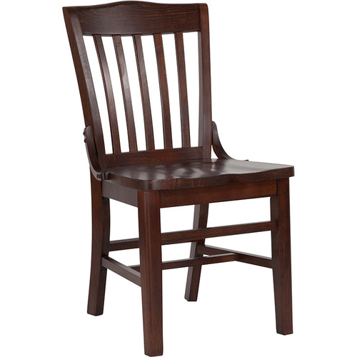 Flash Furniture XU-DG-W0006-WAL-GG 18 1/2" Dining Chair