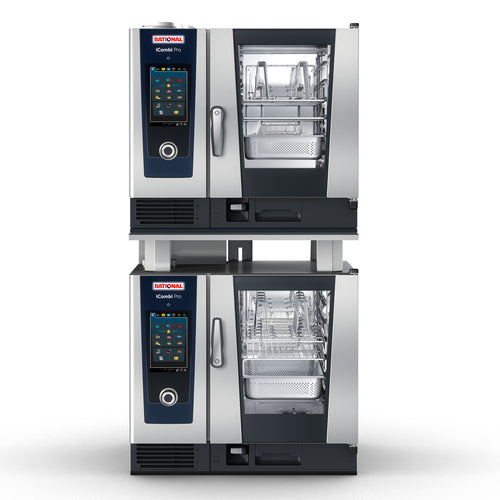 RATIONAL ICP 6-HALF ON 6-HALF NG 208/240V 1 PH Gas Combi Oven