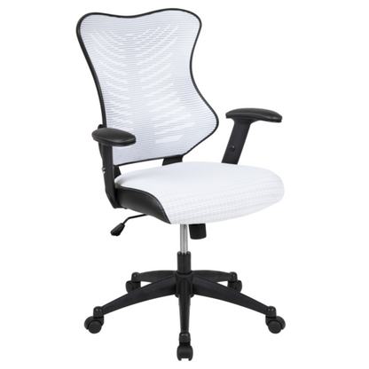 Flash Furniture BL-ZP-806-WH-GG 25 3/4" Dining Chair