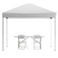 Flash Furniture JJ-GZ10183Z-4LEL3-WHWH-GG 116" Patio Umbrella