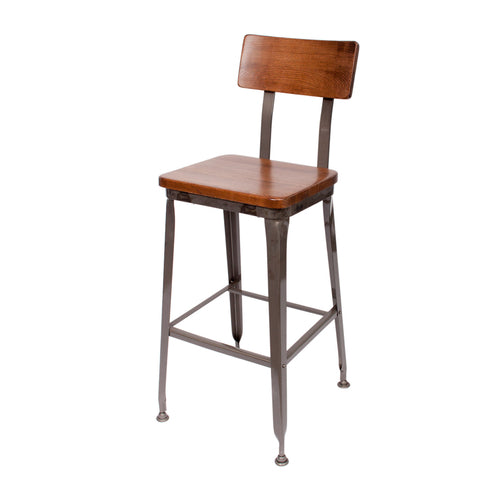 BFM Seating JS22BASH-CL 17 1/2" Barstool