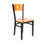 BFM Seating 2152C-SB W 17 1/2" Dining Chair