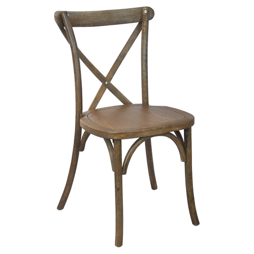 Flash Furniture X-BACK-DNAT 17 1/2" Dining Chair