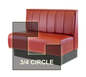 DM Seating DBTS-486-34 Booth