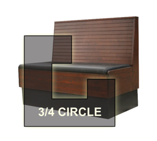 DM Seating DBWPS-48-34 Booth