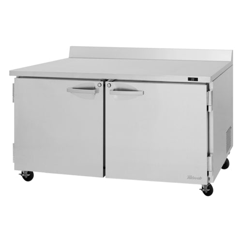 Turbo Air PWR-60-N 60 1/4" 2 Doors Worktop Refrigerator